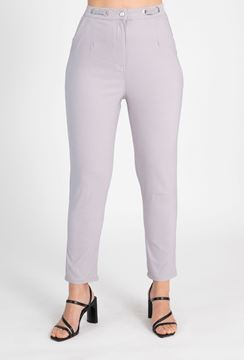 Picture of PLUS SIZE HIGHLY STRETCH ELASTIC WAIST TROUSERS